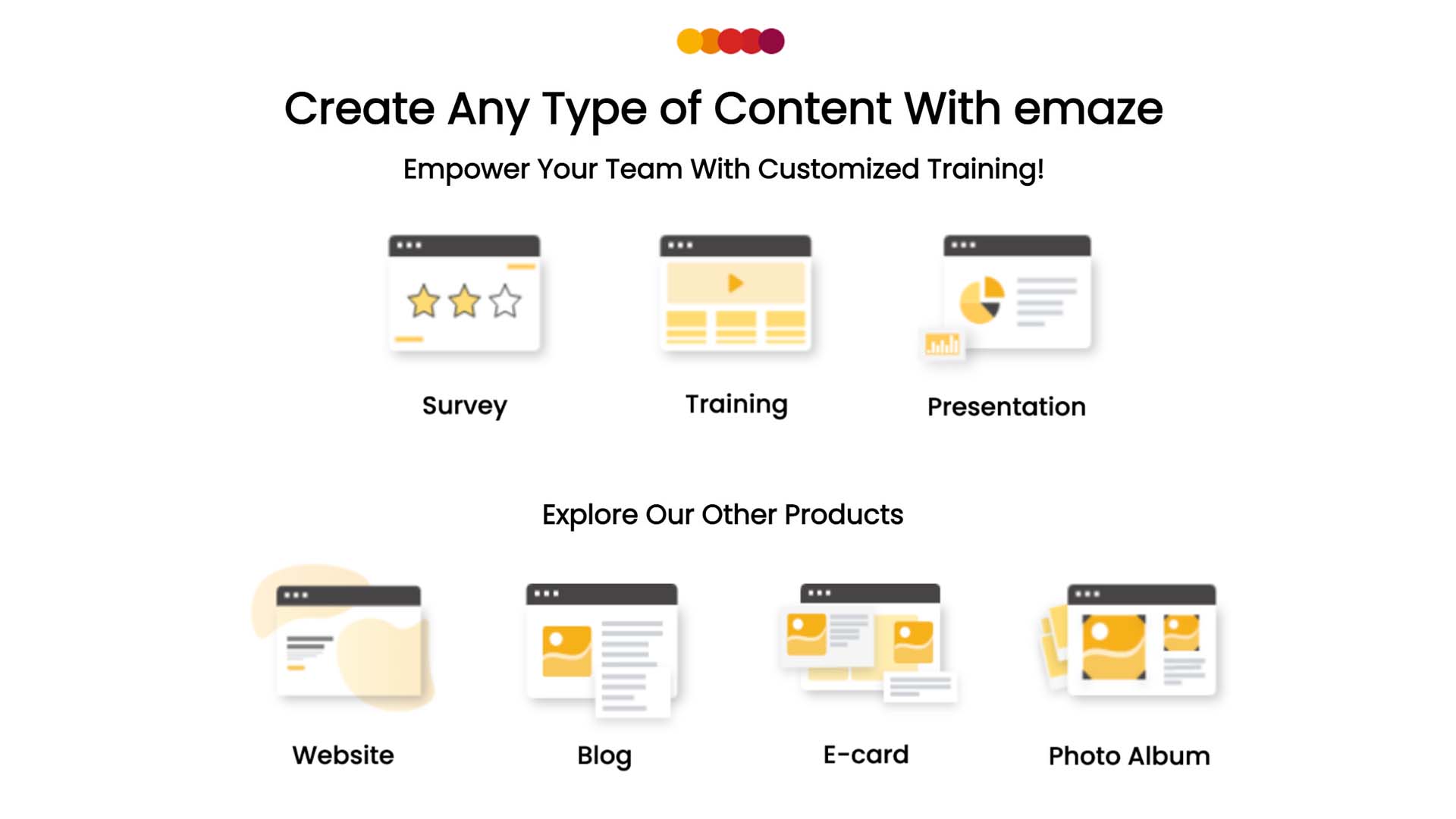 Emaze bietet alle Arten von Trainingsplanvorlagen